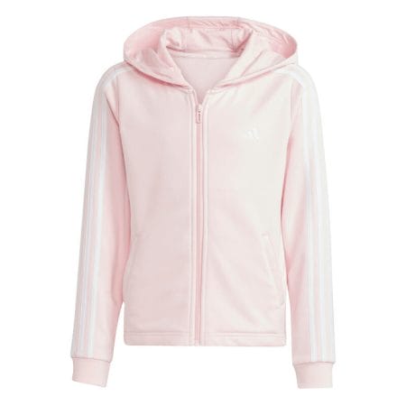 adidas 3 Stripes Full Zip Hoody Meisjes